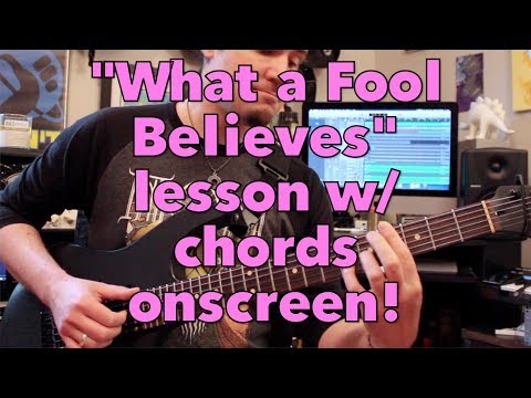 What a Fool Believes Doobie Brothers guitar chords lesson w/TABS | Weekend Wankshop 235
