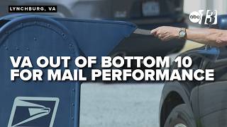 Virginia moves out of bottom 10 for mail performance, but delivery delays still occurring