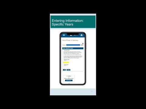 How to submit a POA in MyFTB for Individuals (mobile view)