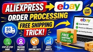 AliExpress to eBay Order Processing (FREE Shipping Trick) 2026