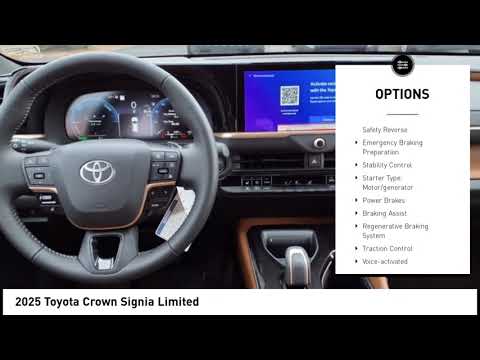 2025 Toyota Crown Signia Limited New 39317