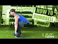 How To Do A Dumbbell Deadlift | Exercise Demonstration Video and Guide