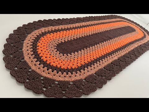 Passadeira Oval, Outono aula passo a passo completo no canal