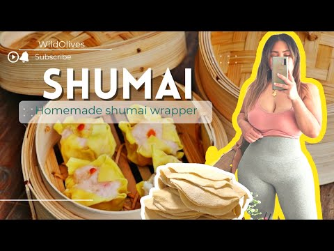 Siumai from scratch | Almost a workout making siumai wrapper #siumai #shumai