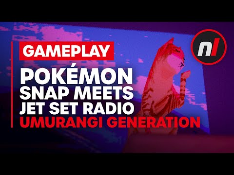 Pokémon Snap Meets Jet Set Radio - Umurangi Generation Switch Gameplay