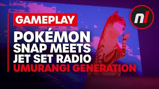 Pokémon Snap Meets Jet Set Radio - Umurangi Generation Switch Gameplay