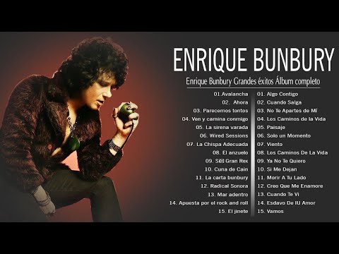 Enrique Bunbury Éxitos Classicos del Rock en Espanol  ~ Las 20 Mejores Canciones de Enrique Bunbury