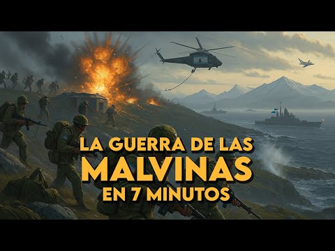 💥La GUERRA de las MALVINAS en 7 minutos💥 | Guerra ARGENTINA VS UK