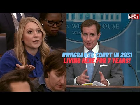 Biden Spox Dodges On Immigrants To Appear In Court In 2031, living here for seven years!