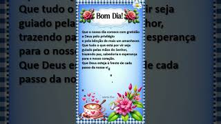 Linda Mensagem de Bom Dia com Gratidão a Deus #bomdia #lindamensagem #mensagem#gratidão