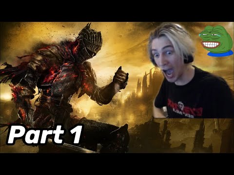 Xqc plays Dark Souls 3 With Chat (Part 1)