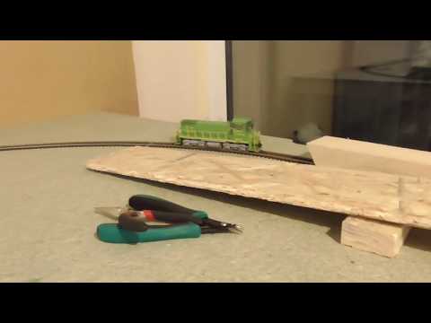 Bau meiner neuen HO Anlage Teil 8, Test der Gleiswendel,