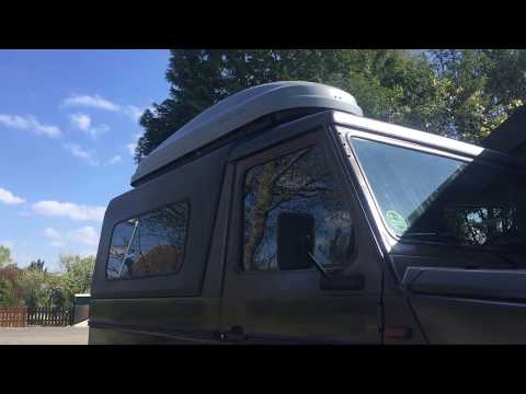 Dachbox auf dem Schmude Hardtop 230 GE - G-Class