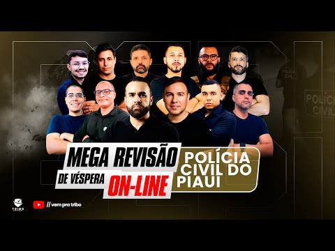 MEGA REVISÃO DE VÉSPERA ON-LINE: Oficial Investigador da PCPI 🔥📚