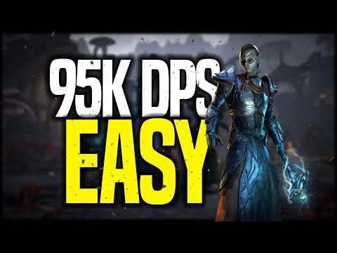 BECOME A ONE BAR GOD! 95k DPS The Best Magicka Sorcerer Build for ESO