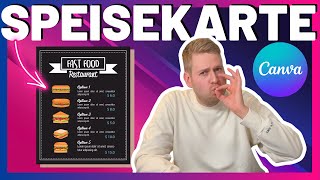 Canva Speisekarte erstellen 🍽️🔥 So einfach gestaltest du ein Profi-Des