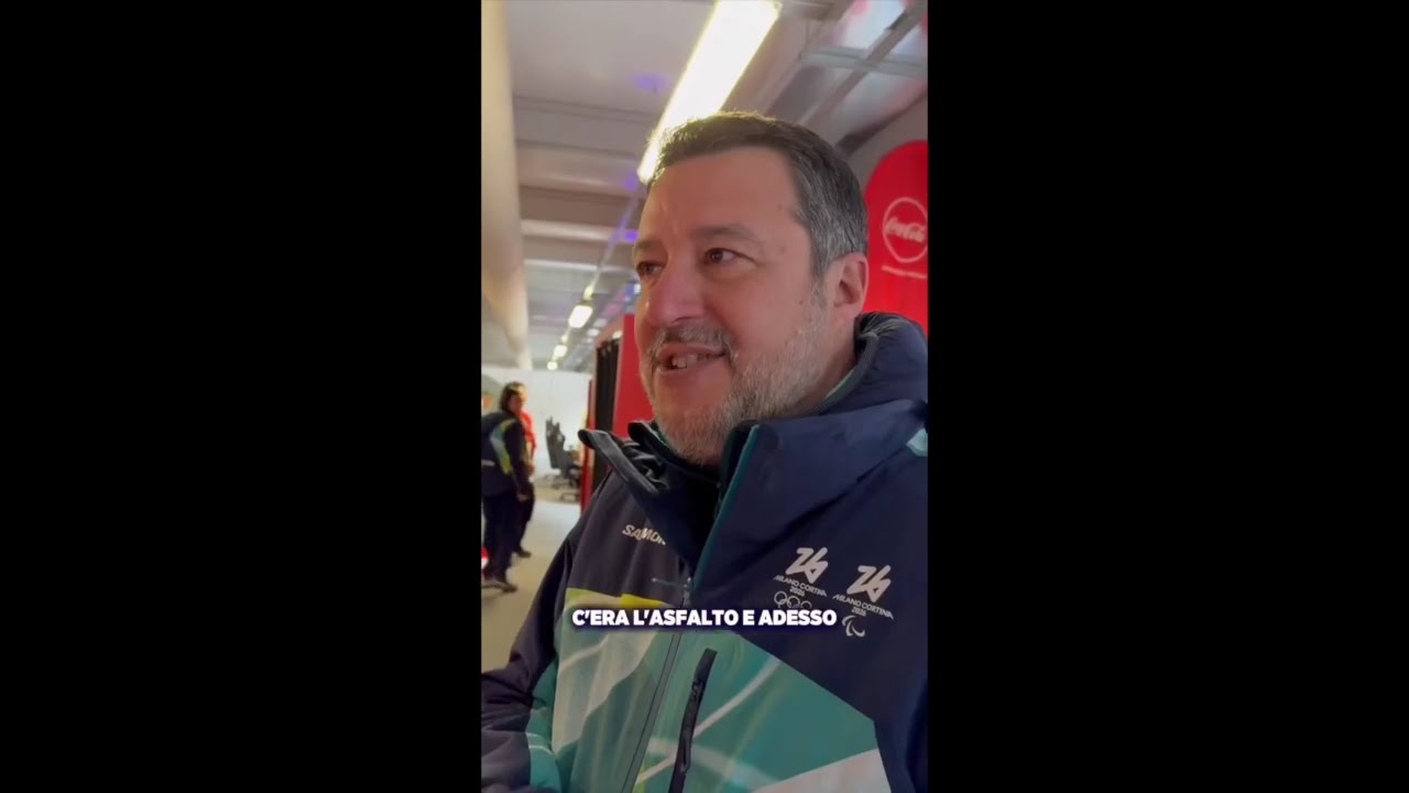 SALVINI: “CORTINA ORGOGLIO ITALIA NEL MONDO, VILLAGGIO SOSTENIBILE E RIUTILIZZABILE"