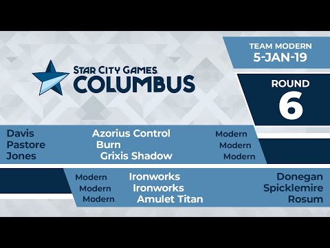 SCGCOL: Round 6 - Davis, Pastore, Jones, vs Donegan, Spicklemire, Rosum | Team Modern