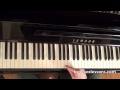 Minor 7 Flat 5 Piano Chords Video Tutorial