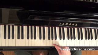 Minor 7 b5 Jazz Piano Chord Lesson