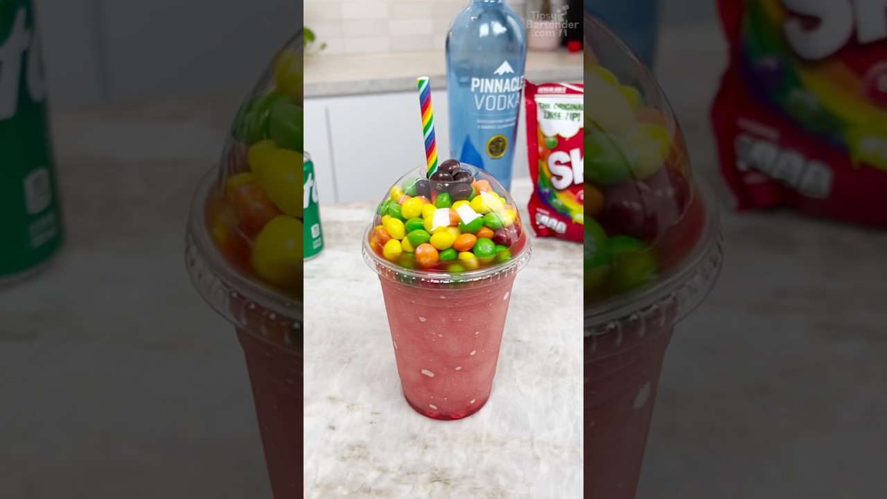 Skittles mountain slush #cocktail