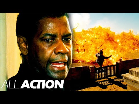 Denzel Washington Kills The CIA Traitor | Safe House (2012) | All Action