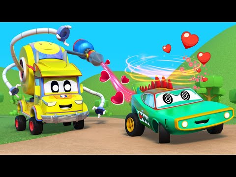 Super Kamion -  Super Kamion spašava VALENTINOVO ! | Super Kamion | Aplikacija Svijet Auto Grada