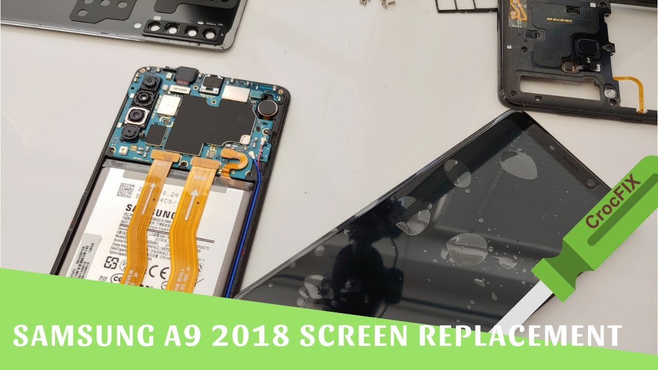 Samsung A9 2018 A920F Screen Replacement Full tutorial - nothing left by CrocFIX