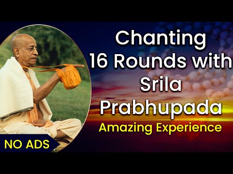Srila Prabhupada Japa 16 rounds | Prabhupada Chanting 16 rounds | Srila Prabhupada Japa Video