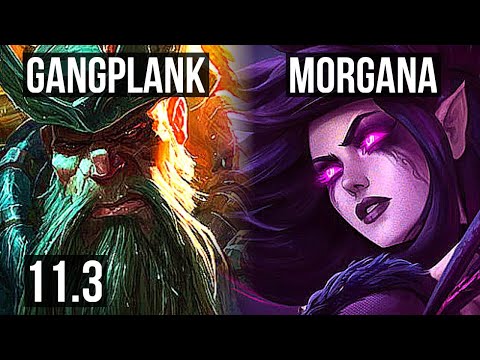 GANGPLANK vs MORGANA (TOP) | 1.5M mastery, 700+ games, 4/2/11 | KR Diamond | v11.3