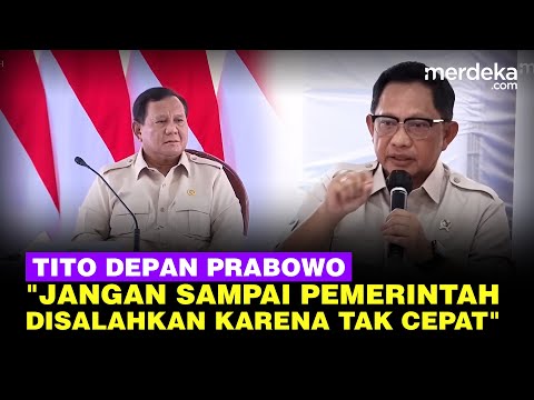 Mendagri Tito Minta Cepat Data Rumah Rusak di Bencana: Jangan sampai Pemerintah Disalahkan