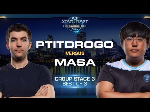 PtitDrogo vs MaSa PvT - Group Stage #3 - WCS Fall 2019