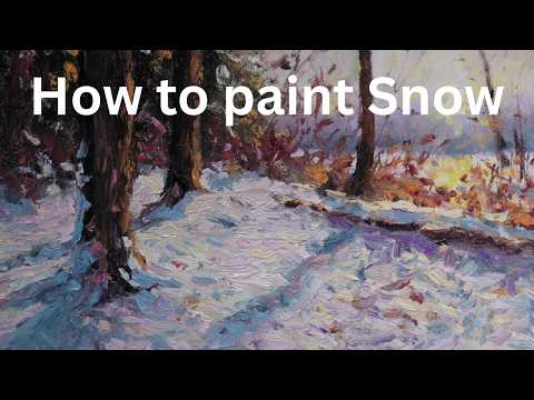 Painting Snow Like Monet: The Colour Mistake Most Painters Make