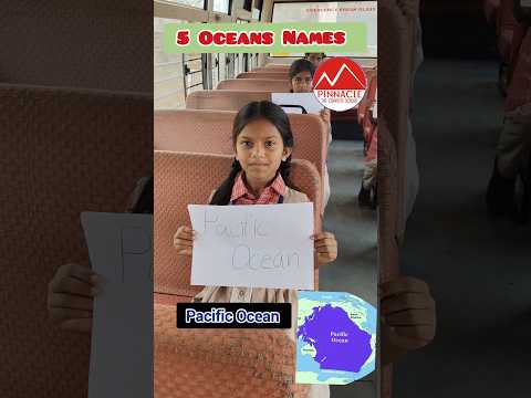 5 Oceans Names ||Five Oceans of the world || General knowledge #PINNACLE