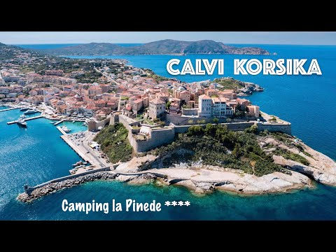 Corsica 2023 Calvi Camping la Pinede Circumnavigating Corsica by motorhome
