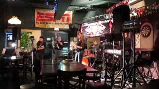 preview picture of video 'Rick Sibbett drumming at Dougherty's Tavern, Stafford, VA ~ CROSS CUT SAW'