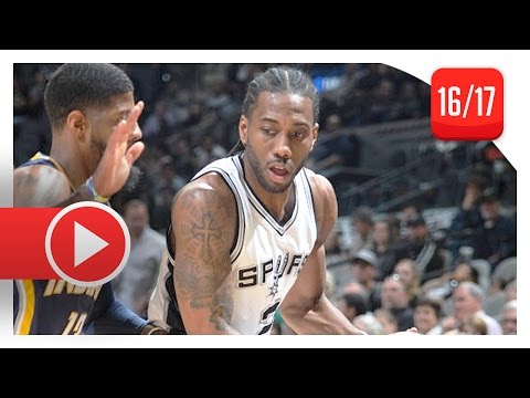 Kawhi Leonard Full Highlights vs Pacers (2017.03.01) - 31 Pts, 10 Reb, GAME-WINNER!