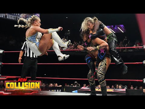 Kris Statlander wins $100K in 4-Way, Harley Cameron makes the save! | AEW Collision, 8/16/25