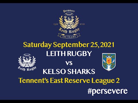 Leith 2XV v Kelso Sharks Highlights, 250921