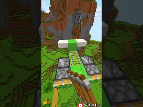 Cómo hacer un avión que avanza en #minecraft