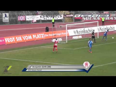 Regionalliga Südwest, 24. Spieltag: KSV Hessen Kassel - FC Astoria Walldorf: Die Zusammenfassung