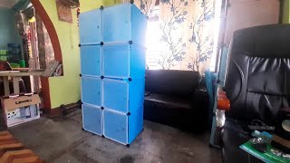 How to Assemble 8 Cubes Cabinet || DIY Plastic Cube Organizer || 8 Door Wardrobe Installation || KGT
