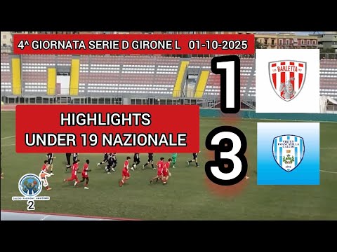 HIGHLIGHTS JUNIORES NAZIONALE BARLETTA 1|3 VIRTUS FRANCAVILLA 01.10.2025 🎙ALESSIO TUPPUTI 