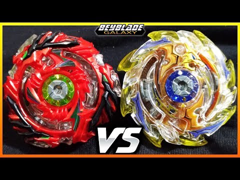 Drain Fafnir .7S.Z vs Tornado Wyvern .1M.Sp - [Beyblade Burst] - ベイブレードバースト