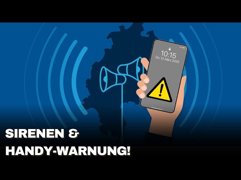 Probealarm in Deutschland: Sirenen & Warnmeldungen!  Heute Warntag in Hessen & Co.