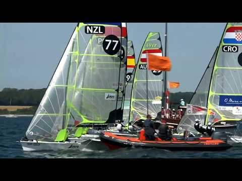 Logan Dunning Beck and Oscar Gunn win 49er class at Kiel Week