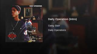 Daily Operation (Intro)