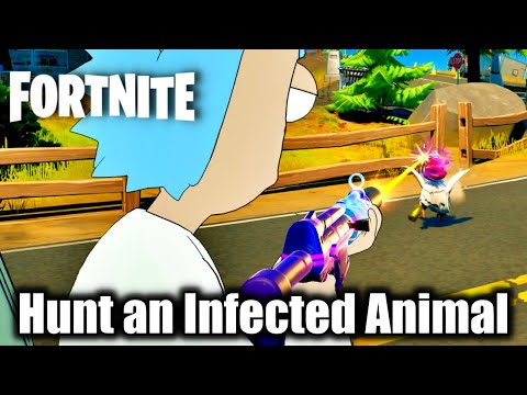 Hunt an Infected Animal - Fortnite Epic Quest Challenge Week 4 - Chapter 2 Season 7 Invasion