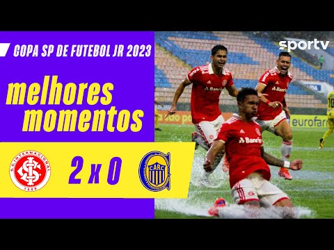 INTERNACIONAL 2 X 0 ROSÁRIO CENTRAL | MELHORES MOMENTOS | COPA SÃO PAULO DE FUTEBOL JR 2023 | sportv