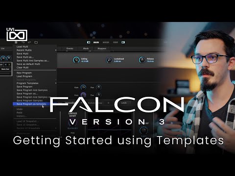 UVI Falcon | Getting Started using Templates